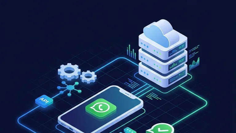 رسم توضيحي لتفعيل WhatsApp Business API لنشاط تجاري في السعودية